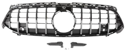 Griglia anteriore Racing Facelift GT Griglia Panamericana for radiatore compatibile for Mercedes-Benz Classe A W177 2023 2024 A180 A200 A220 A250 A280(Chrome)