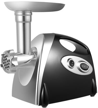 Picadora de carne multifuncional 800W Máquina de procesamiento de alimentos desmontable y fácil de limpiar Picadora de carne industrial Adecuado para carne, verduras, frutas y nueces (negro)