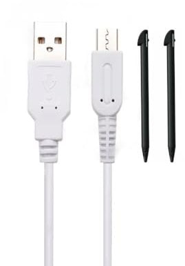 WICAREYO USB Charger Cable charging Cord With Stylus Pen Compatible for Wii U GamePad