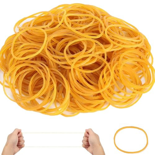 100 Pcs Rubber Bands, Small Elastic Bands, Rubber Bands Office, Elastic Bands Small for Home, Office Stationary, DIY Craft, School And More(35mm)