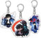 MayDee Solo Level Schlüsselanhänger Solo Levelings Anhänger Chibi Figur Keychain, 3 Acryl Jinwoo Schlüsselanhänger Für Fans