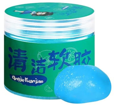 Car Slime Cleaner Dust Cleaning Gel - Dash Cleaner for Car Interior | Reusable Deformable Jelly Putty for Auto Vehicle Dashboard Vents Keyboard & Gadgets Deep Cleaning Supplies