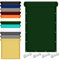 Toldo Vela de Sombra 1 x 3 m Protección Rayos UV Toldo Parasol Terraza Resistente Al Agua Viento para Terraza Balcon Exteriores Jardín, Verde Oscuro