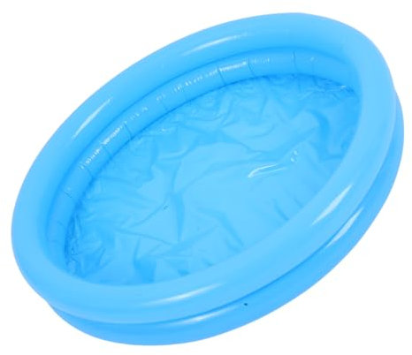 SUPVOX Piscine Gonflable Ronde pour Garçon Et Filles en PVC Pliable – Pataugeoire Bébé Estivale Fond Gonflable – Aire De Jeux Aquatiques Sécurisée pour Jardin Et Voyages