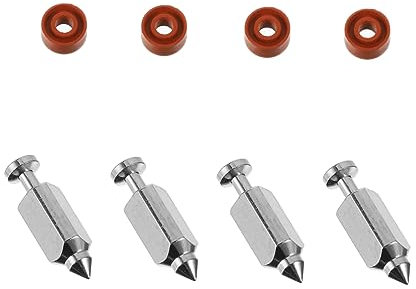 Yardenfun 1Ensemble Kit de Pointeaux de Carburateur pour Tondeuse Acier Compatible Moteurs de Tondeuse Modèles