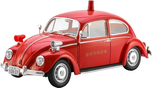 Hasegawa 620779-1/24 Volkswagen Käfer, Feuerwehr - Maßstab 1:24