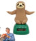 Jlobnyiun Solar Dancing Sloth - Dashboard -Spielzeug, zitternde Handfigur | Nettes animiertes Solarfaultier für Kinderzimmer, Autoausstellung, Bürotisch oder Home Decor, lustiges Wobble -Spielz