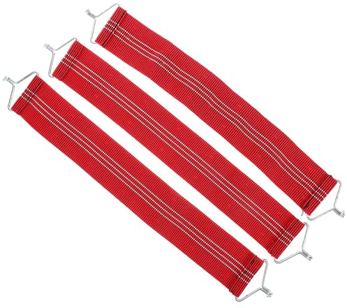NUOBESTY 3 Stück Pack Elastische Reißfeste Verstärkungsgurte für Relaxsessel und Klappstühle Bruchsicherer Stuhl Gurt für Terrassenliegestühle