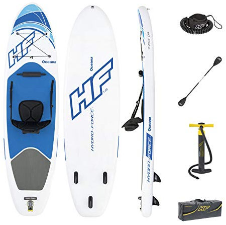 Bestway HYDRO-FORCE iSUP Oceana 305x84x12 cm, aufblasbares Stand Up Paddle Allround-Board