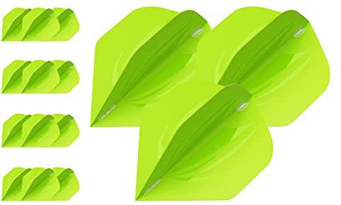 Target Darts 5 x Sets of ID Pro. Ultra Green No.2 Dart Flights - 15 in total