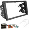 sound-way Kit Montaje Autoradio, Marco 2 DIN Radio para Coche, Adaptador Compatible con Opel Agila, Astra, Combo, Corsa C, Meriva, Omega, Vivaro, Tigra, Vectra, Signum