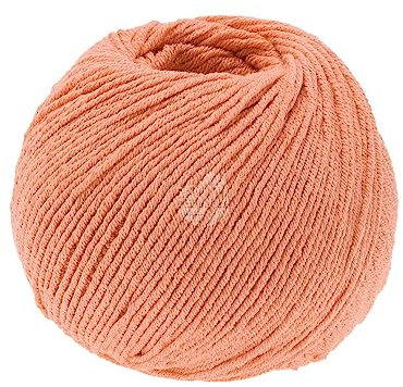 LANA GROSSA Elastico | Baumwoll-Klassiker mit leichtem Stretchanteil | Handstrickgarn aus 96% Baumwolle & 4% Polyester (Elite)| 50g Wolle zum Stricken & Häkeln | 160m Garn FB 162