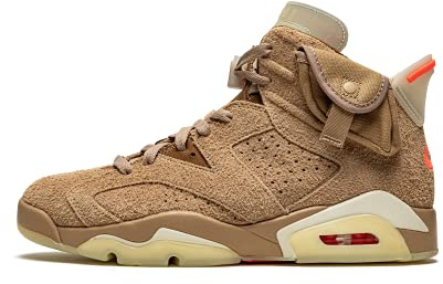 Nike Men's Air Jordan 6 Retro Sneaker, Khaki, 10.5