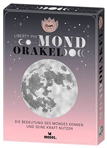 moses. Omm for You Mondorakel – Die Bedeutung des Mondes kennen und Seine Kraft nutzen, Geschenkbox mit 36 Mondorakel-Karten und Begleitbuch, für Astrologie-Interessierte