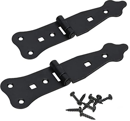 KOTARBAU® 2er Set Ladenband 170 mm Schmal Torscharnier Stilvolles Türband von Höchster Qualität Werfgehänge Kreuzgehänge Gartentorband