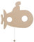 Baby's Only - Baby Wandlampe - U-Boot - Wandleuchte für Babyzimmer - Nachtlampe mit batterie für Kinderzimmer - FSC-Gütezeichen Holzlampe - 25000 Brennstunden - Wandlampe bemalbar
