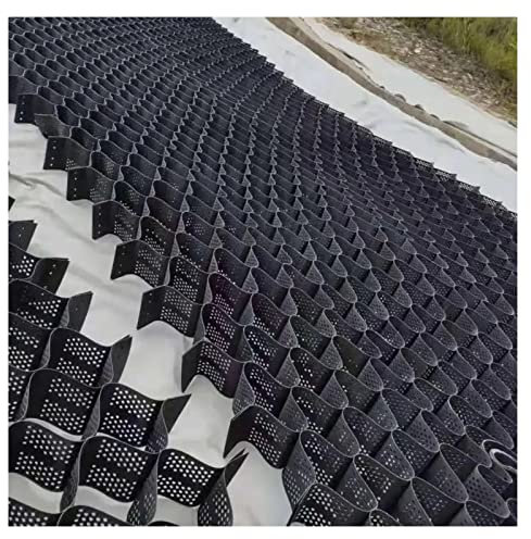 Stabilisateur Gravier,Pavés Sol Grille Géo,5 Cm De Haut,Grille De Stabilisation HDPE,Gazon Dalle Stabilisatrice,Protection des pentes Gravier,Geocell Pour Allée Voiture,8*9(26.25*26.53ft)
