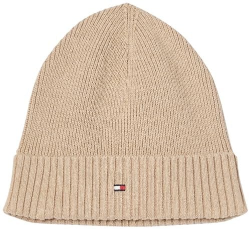 Tommy Hilfiger Herren Baumwollmütze, Beige Heather