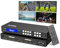 Yinker 4K HDMI Matrix Switch 4x4 4K@30Hz HDMI Matrix Switcher Splitter 4 in 4 Out mit hintergrundbeleuchteter Taste Unterstützt HDCP EDID Management RS232 Steuerung