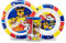 Sorrisini Kindergeschirr set Paw Patrol, Wiederverwendbares Babygeschirr Set, Kinder Essgeschirr, Microwaveable plastik Kinder Geschirr Teller, Müslischale, Frühstücksset, Trinkbecher 260ml