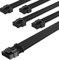SYBECHATF 600W PCIe 5.0 /12VHPWR PSU Cable,16Pin(12+4) Connector for RTX 3090 Ti 4070Ti 4080 4090 PCIe 5.0 GPU, 4x8pin(6+2) PCI-e Male Plugs Compatible for ASUS EVGA Seasonic Modular Power Supply
