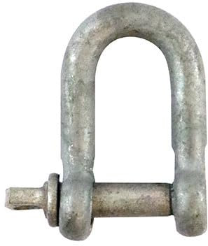 Timco - Grilletes Dee - Galvanizado en caliente (tamaño 8 mm - 5 piezas)