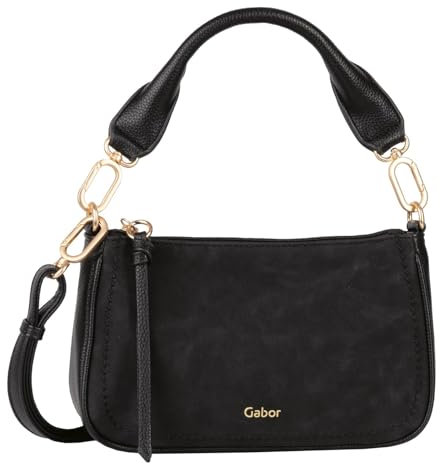 Gabor bags Lemonie Damen Umhängetasche Crossbody Bag Klein Schwarz
