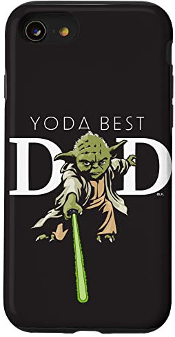 Hülle für iPhone SE (2020) / 7 / 8 Star Wars Yoda Best Dad Lichtschwert Vatertagsgeschenk