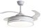 BEL AIR HOME - Ventilador de Techo ROBIN - Motor DC Silencioso - Luz LED 36W (3000K/4000K/6500K) - Aspas Ocultas - Mando a Distancia - Ventilador Techo LED, Mini Blanco, Metal