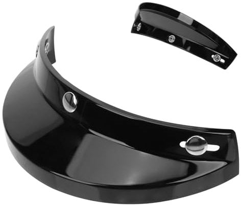 Gatuida Classic Retro Motorcycle Helmet Visor Slideable Peak Visor for Helmet Protective Cover for Motocross