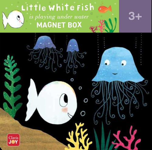 Magnet Box Little White Fish is Playing Under Water