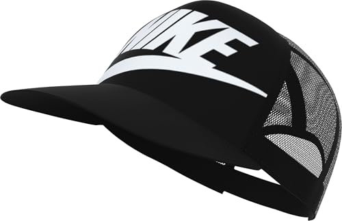 Nike Rise Cap Strukturierte Trucker-Kappe, Black/Black/Black/White, HV8699-010, M/L