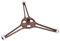 Triangle 1PC Triangle Plaque de four à micro-ondes Bac Rogue rotative Rouleau de support Rouleau de remplacement Assemblage de l'anneau de remplacement pour micro-ondes 24,5 cm de diamère Diapar à mi