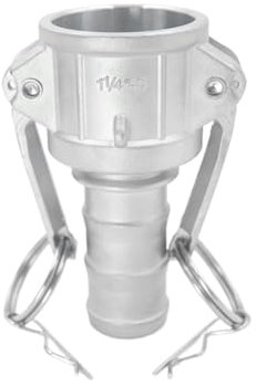 ALBHGSVS Cam lock Type C DN32 1-1/4 Inch SS304 Hose Industrial Hydraulic Adapter Fittings catholic