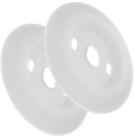 WOONEKY 2pcs Thermostat Protective Cover Wall Plate Cover Trim Kit Compatible for Nest Thermostat Backing Plate Easy Installation for Use