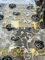 Tischfolie mit Blumen Muster Marmor Marmoriert - Maß nach Wunsch - Transparent Klar Tischdecke Tischschutz Schutzfolie Abwaschbar weich PVC 80cm (80x110cm)