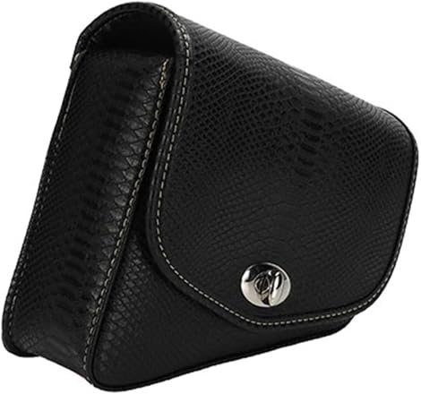 Sac À Dos Moto pour H&Arley pour Davidson SPO&rtster XL883 1200 Sac De Moto en Cuir Sac De Selle Latéral Sac À Outils Latéral en Cuir Sacoche De Selle(Black Right Side)