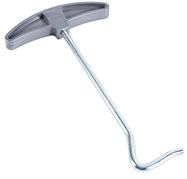 Tent Peg Puller, Plastic and Metal Camping Tool for Tents Caravans Awnings with Long Handle Outdoor Use