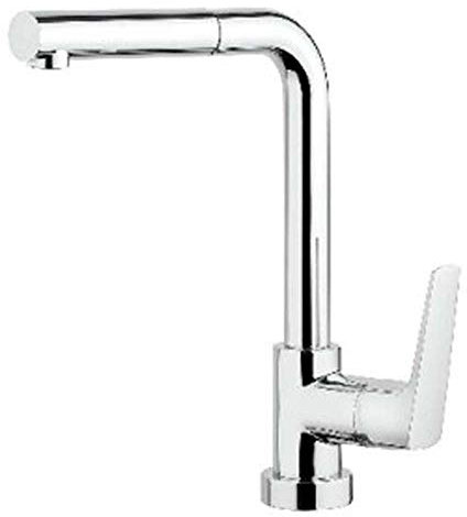 MISCELATORE MONOC. LAVELLO CON DOCCIA ESTRAIBILE SPARTACO