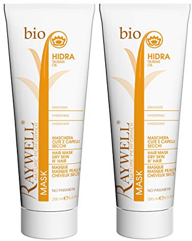 2er Hair Mask Dry Skin and Hair Bio Hidra Raywel für trockenes Haar und Kopfhaut 250 ml