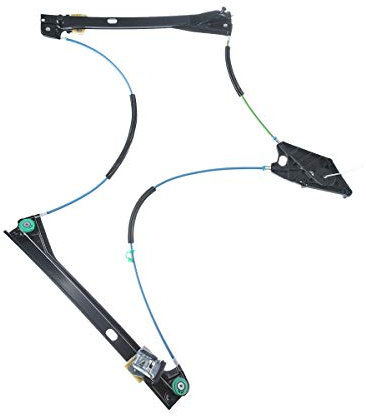 Frankberg Elektrisch Fensterheber Ohne Motor 2/3-Türer Vorne Links Kompatibel mit Polo 6R 6C Polo Van 6R 2009-2020 6R3837461A