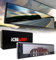 ICBEAMER Rückspiegel 360 mm flache Oberfläche Rückspiegel Innen Clip auf Weitwinkel reduziert toten Winkel effektiv einfache Installation