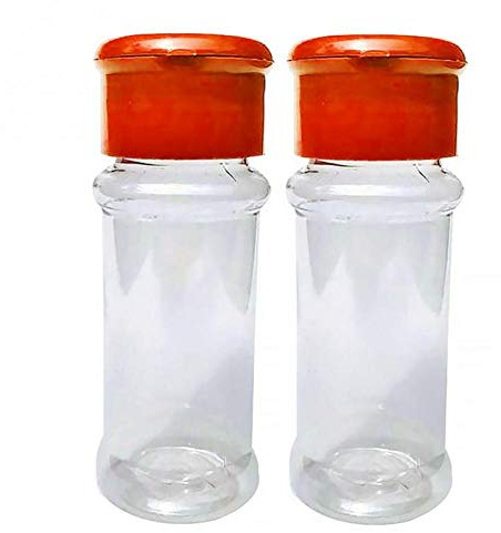 Casecover 2st Küche Würzen Glas Kunststoff Klar Salz Pfeffer Shaker Essig Menage Flasche Öl Pot Zubehör