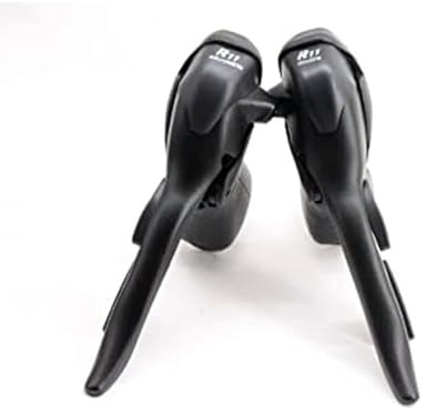 Micronew Shifter Dual Control Hebel 2 x 11 Gang Doppel Schalthebel Rennrad Schaltwerk Kompatibel für Shimano STI Hebel Set