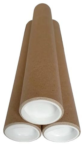 Versand Schutz Aufbewahrungs Hülse Rohr Rolle 10-50cm bis DIN A2 mit Deckel Durchmesser innen 38mm (30cm, B: 3 x 30cm)