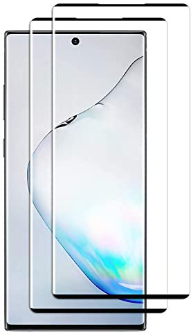 Für Samsung Galaxy Note 10 Plus panzerglas Schutzfolie, [2 Stück] [Case Friendly] [HD Clear] [9H Härte] [Anti-Kratzen] [Blasenfreie] Gehärtetem Glas Displayschutzfolie fürSamsung Galaxy Note 10 Plus