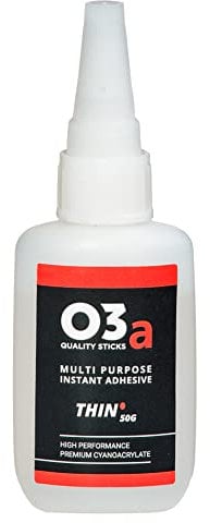 O3a Cyanoacrylate Instant Adhesive | Thin | Clear | 50g | MADE IN BRITAIN