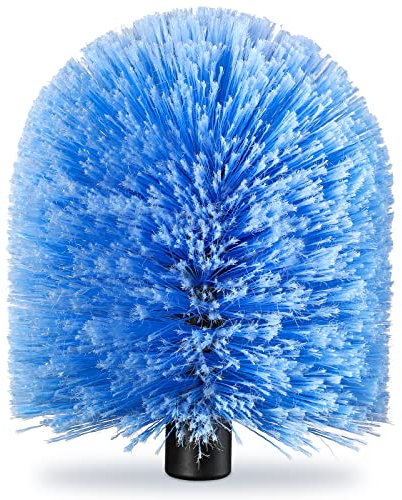 VITEVER Twist-On Cobweb Duster Head Brush, Fits Standard 3/4 inch Threaded Poles, Attachment Spider Web Duster Brush for Outdoor & Indoor Cleaning