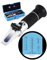 LAOYE 4-in-1 Frostschutz Refraktometer mit Ledlicht Frostschutzprüfer Kühlmitteltester zur Überprüfung des Gefrierpunkts von Kühlwasser Scheibenwasser Batteriesäure AdBlue, mit Anleitung in Deutsch