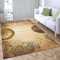 Srigzcaly Bunte Teppich rutschfeste 60x90 cm - Vintage Nautischer Kompass Dekor Teppich, Für Wohnzimmer, Eingangsmatte, Schlafzimmer Kinderzimmer - Kurzflor Flanell Teppiche Pflegeleicht Waschbare